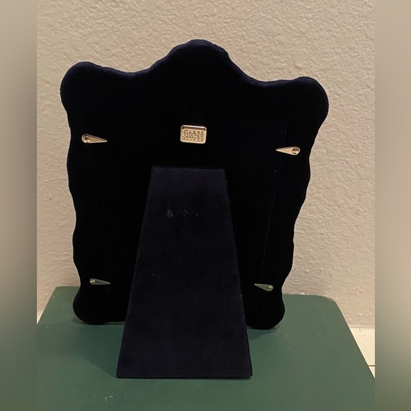 Vintage Carrs Lustre Sterling Silver Ornate 4x6 Picture Frame - Picture 8 of 12